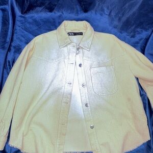 Zara Beige Corduroy Jacket